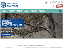 Tablet Screenshot of biosphere.org.au